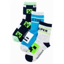 Minecraft Mobs children's socks 31/34