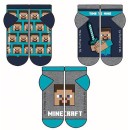 Minecraft children's no-show socks 31/34