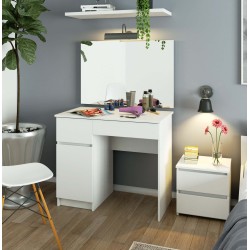 Toaletka z lustrem CLP P-2/SL 900x600 LEWE BIAŁA