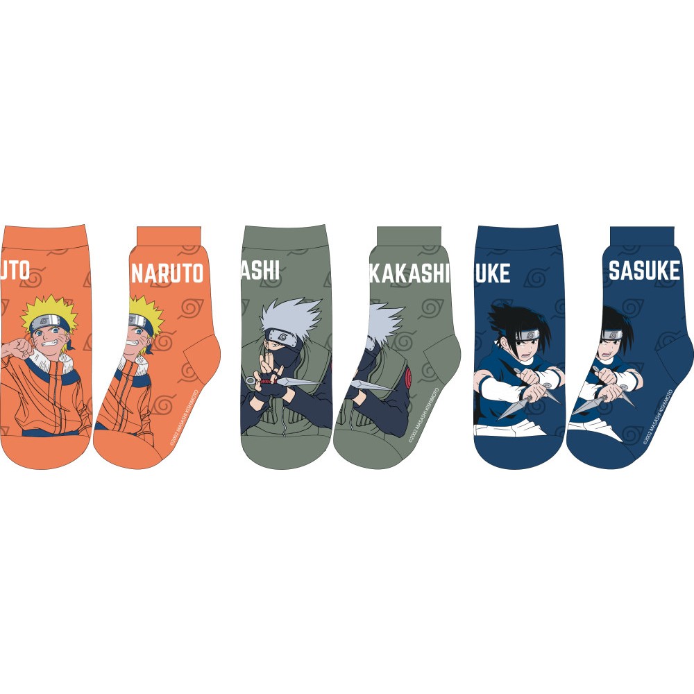 Naruto children's socks 23-34