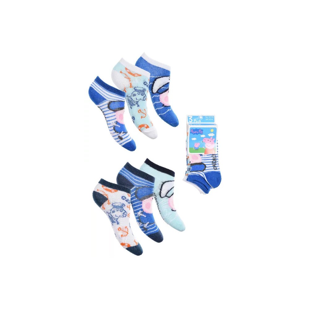 Peppa Pig children's no-show socks 23-34