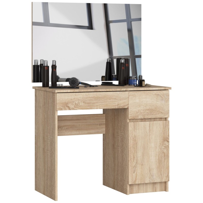Toaletka z lustrem CLP P-2/SL 900x600 PRAWA DĄB SONOMA Toaletka z lustrem CLP P-2/SL 900x600 PRAWA DĄB SONOMA
