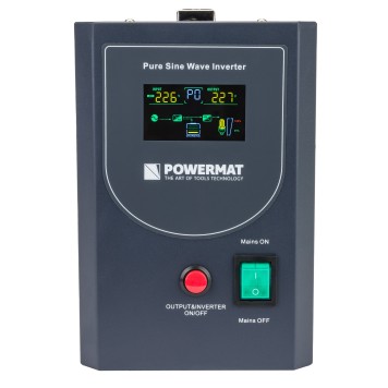 Zasilacz Awaryjny UPS LCD 500VA 400W Przetwornica PM-UPS-500MP