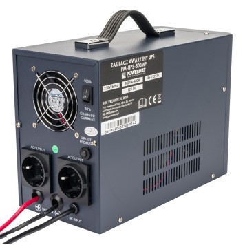 Zasilacz Awaryjny UPS LCD 500VA 400W Przetwornica PM-UPS-500MP