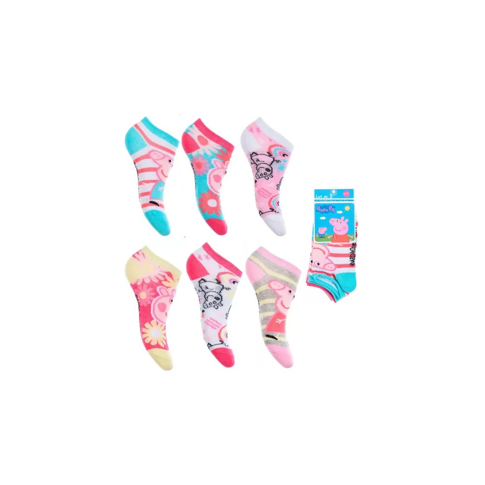 Peppa Pig children's no-show socks 23-34