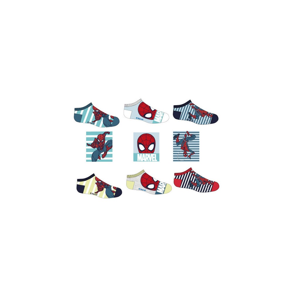 Spiderman Mystery children's ankle socks 23-34