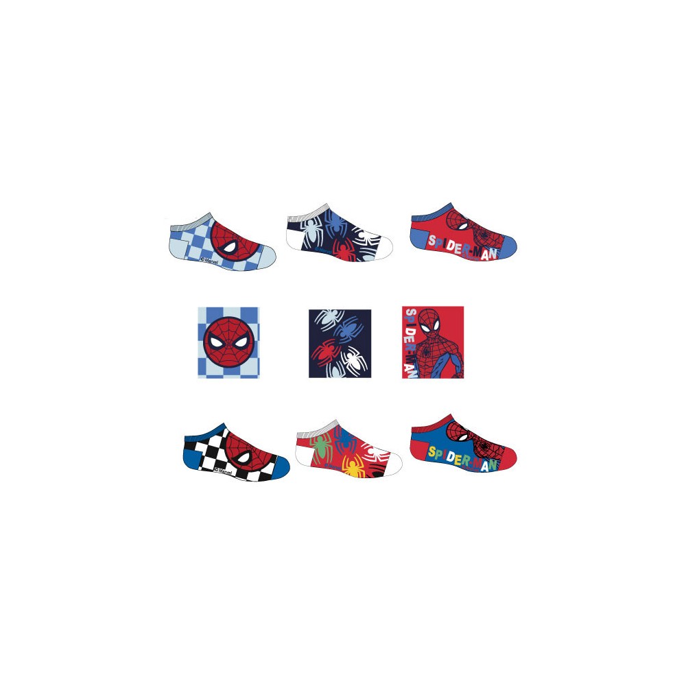 Spiderman Power children's ankle socks 23-34
