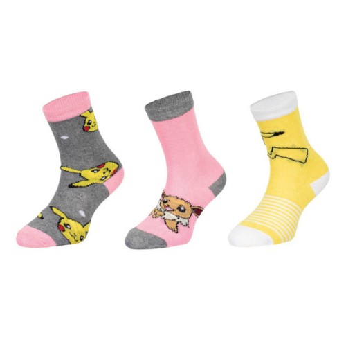 Pokémon Pika-Eevee children's socks 27/30
