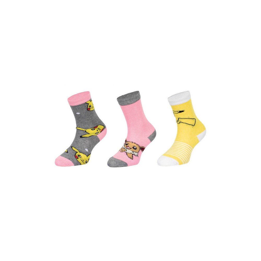 Pokémon Pika-Eevee children's socks 27/30