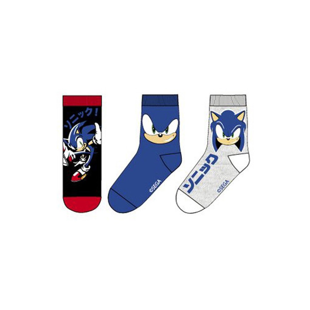 Sonic the Hedgehog Sonic the Hedgehog Kids Socks 27/30