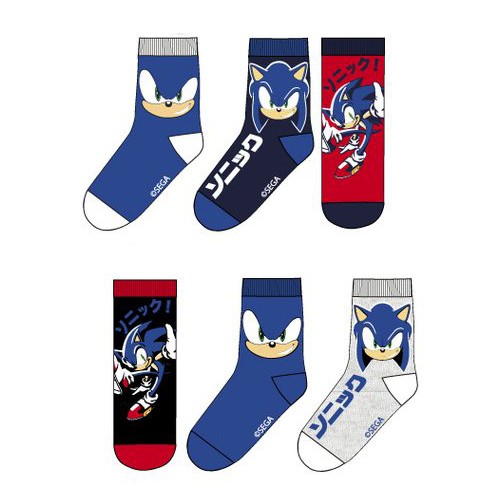 Sonic the Hedgehog Sonic the Hedgehog children's socks 23-34