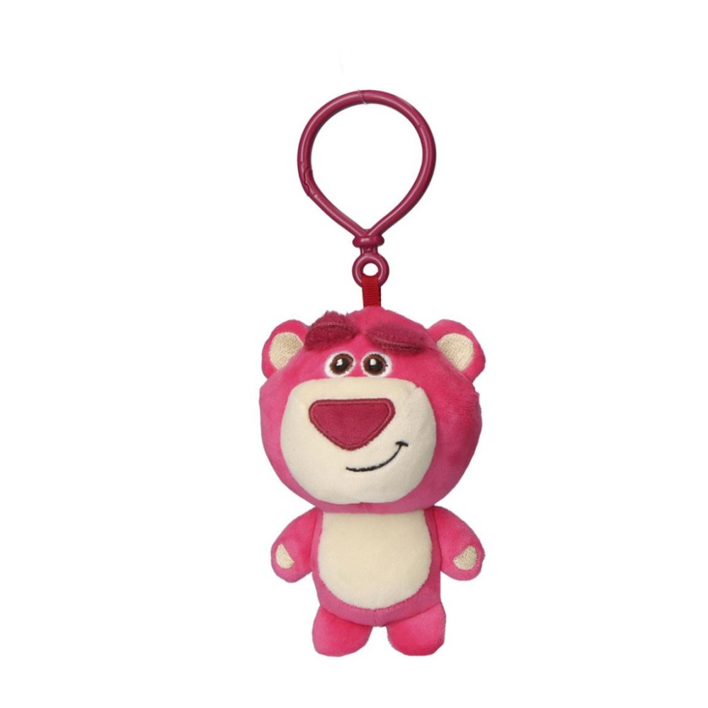 Disney Toy Story Lotso Pink 3D plush figure with hanger, bag decoration 13 cm