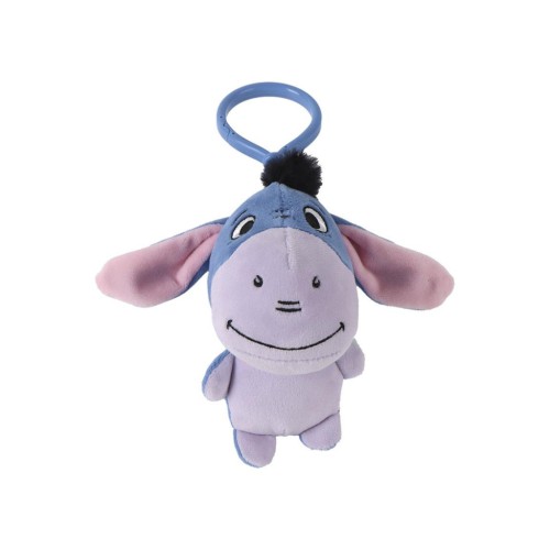 Disney Winnie the Pooh Blue Eeyore 3D Plush Figure with Hook, Bag Accessory 13 cm