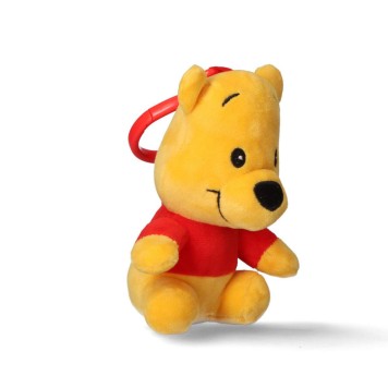Disney Winnie the Pooh Yellow 3D plush figure with hanger, bag decoration 13 cm