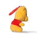 Disney Winnie the Pooh Yellow 3D plush figure with hanger, bag decoration 13 cm