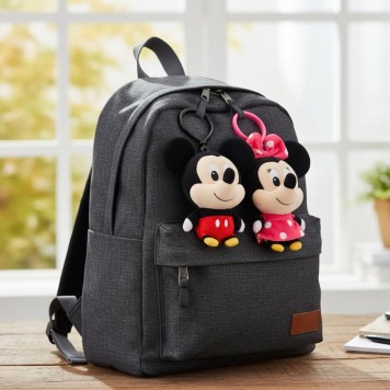 Disney Minnie  Smile 3D Plush Figure with Hanger, Bag Charm 13 cm