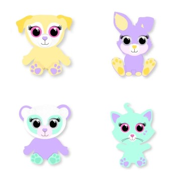 Easter Seasonal plush surprise figure in 4 variations