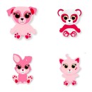 Animals Valentine's Day Plush Surprise Figure in 4 Variations