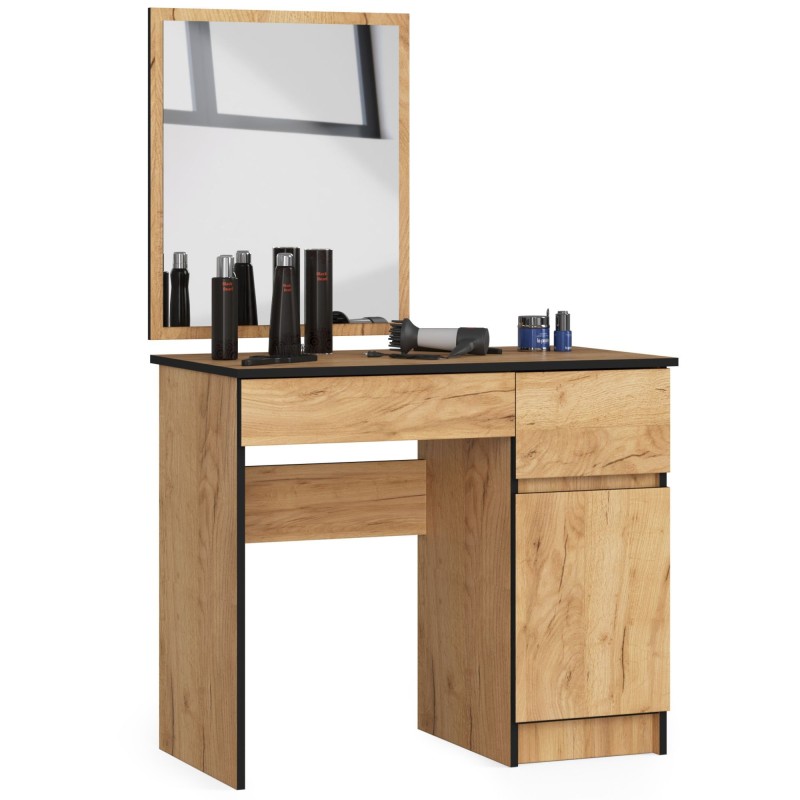 TOALETKA KOSMETYCZNA Z LUSTREM P-2/SL 500x600 PRAWA DĄB CRAFT TOALETKA KOSMETYCZNA Z LUSTREM P-2/SL 500x600 PRAWA DĄB CRAFT