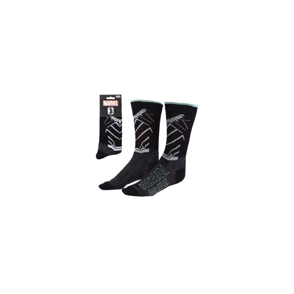 Avengers Wakanda Forever adult long leg socks 38/45