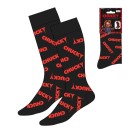 Chucky Black  adult long socks 38/45