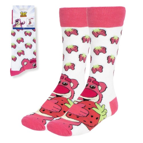 Disney Toy Story Lotso Strawberry adult knee-high socks 36/43