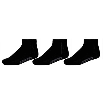 Lotto Black men's no-show socks 39/42
