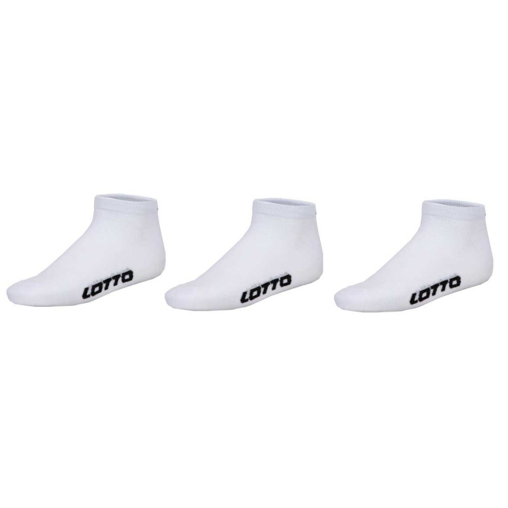 Lotto White men's no-show socks 43/46