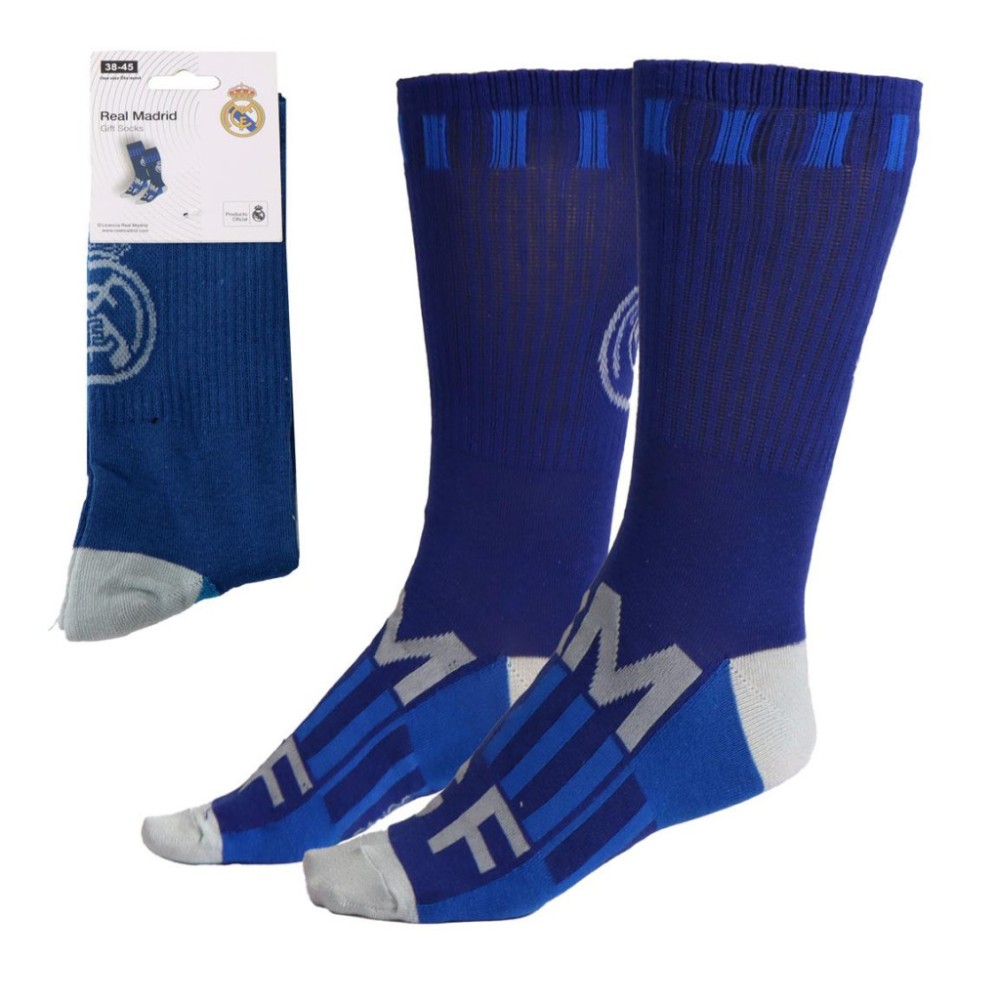Real Madrid Blue adult long socks 38/45