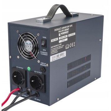 ZASILACZ AWARYJNY UPS LCD 800VA 640W PRZETWORNICA PM-UPS-800MP