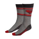 Superman Grey Light adult long socks 38/45