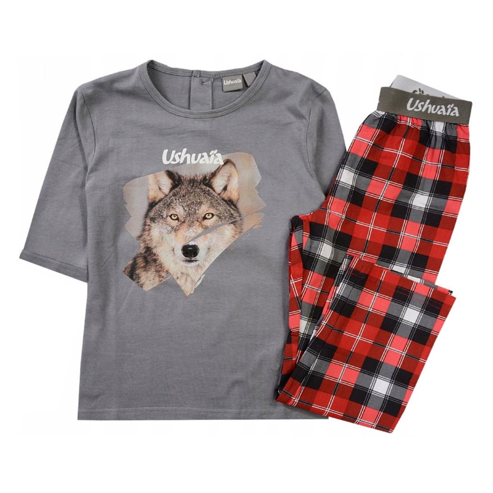 Ushuaia Wolf  Wolf Men's Pajamas S-XXL