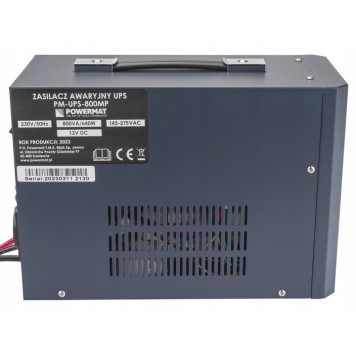 ZASILACZ AWARYJNY UPS LCD 800VA 640W PRZETWORNICA PM-UPS-800MP
