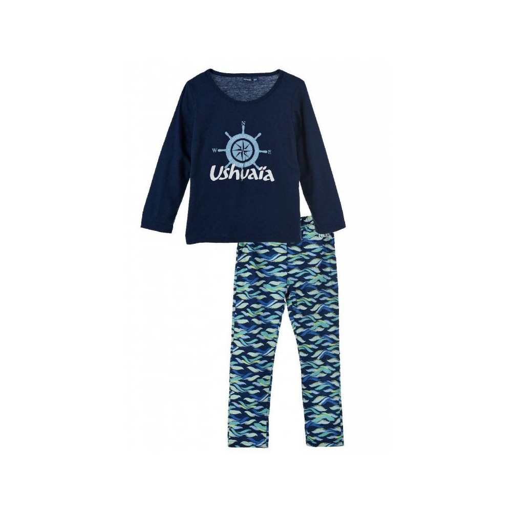 Ushuaia Compass Compass men's long pajamas S-XXL