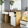 Toaletka z lustrem CLP P-2/SL 900x600 PRAWA DĄB CRAFT / BIAŁA