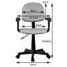 FOTEL OBROTOWY FD-3 CZERWONY