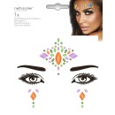Party Face Tattoo with Self-Adhesive Rhinestones
