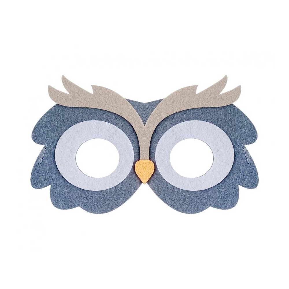 Animals Owl Owl Felt Mask 18 cm