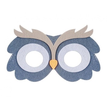 Animals Owl Owl Felt Mask 18 cm