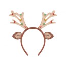 Christmas Brown Brown jingling antler headband