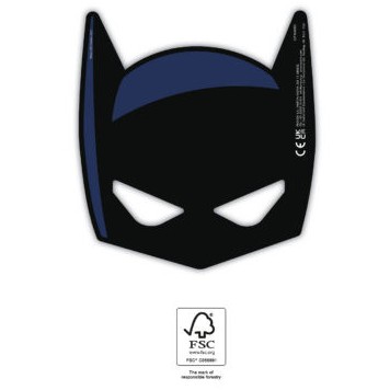 Batman Rogue Rage mask, 6 pcs FSC