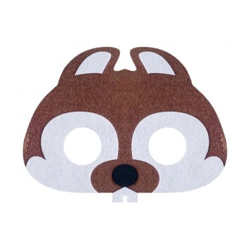 Animals Beaver, Felt Mask 17.5 cm