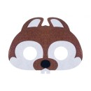 Animals Beaver, Felt Mask 17.5 cm