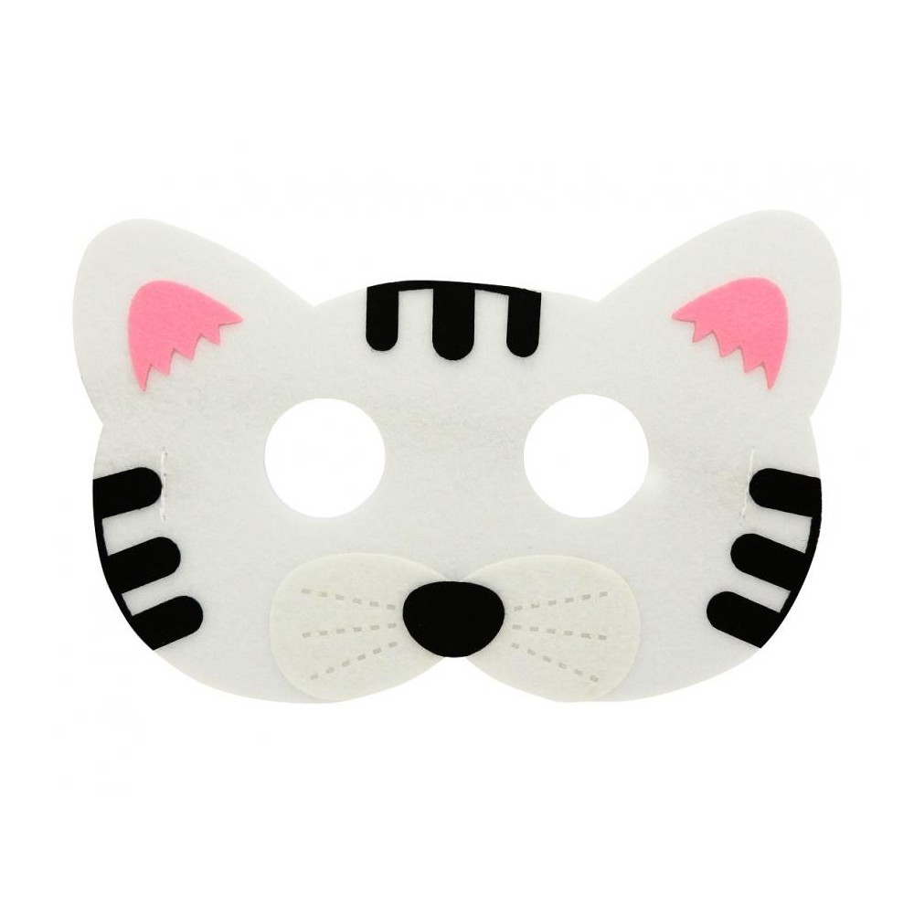 Animals Cat Cat felt mask 18 cm
