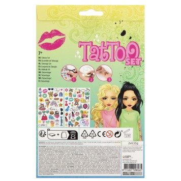 Colour Besties Love Girly Tattoo Set 2 Sheets