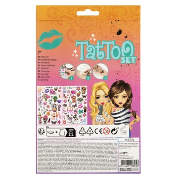 Colour Besties Girls' Tattoo Set 2 Sheets