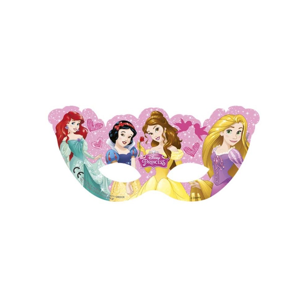 Disney Princess Live Your Story mask, 6 pcs