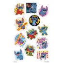 Disney Lilo and Stitch Extrovert tattoo set of 12