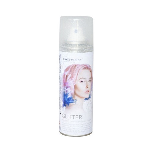 Colour Silver Glitter Hairspray, 100 ml