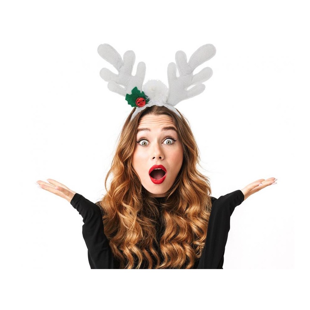 Silver Antler Headband